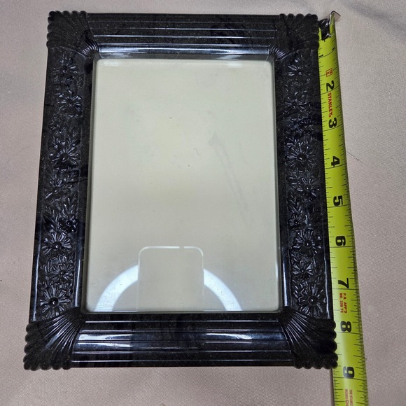 Vintage Granite? Ornate Picture Frame Floral Accent Tabletop Photo Display Decor - Picture 6 of 9